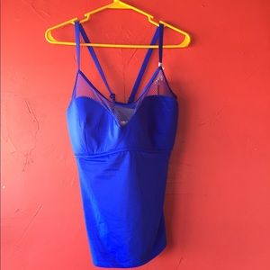 Pour Moi? Electric Blue Tankini 36FF